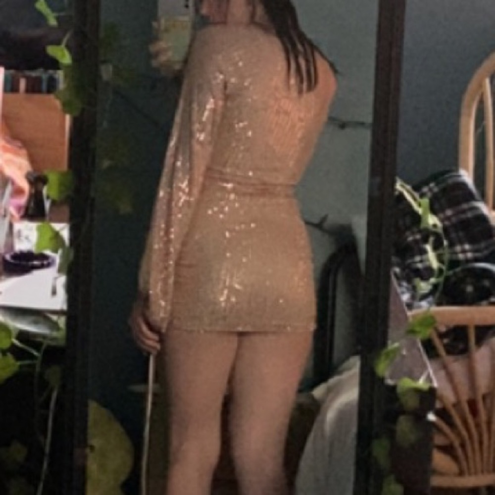 Lucy in the sky Champaign color dress